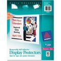 Avery Dennison Avery Removable Self Adhesive Display Protector, 8-1/2inW x 11inH, Clear, 10/PK 74404